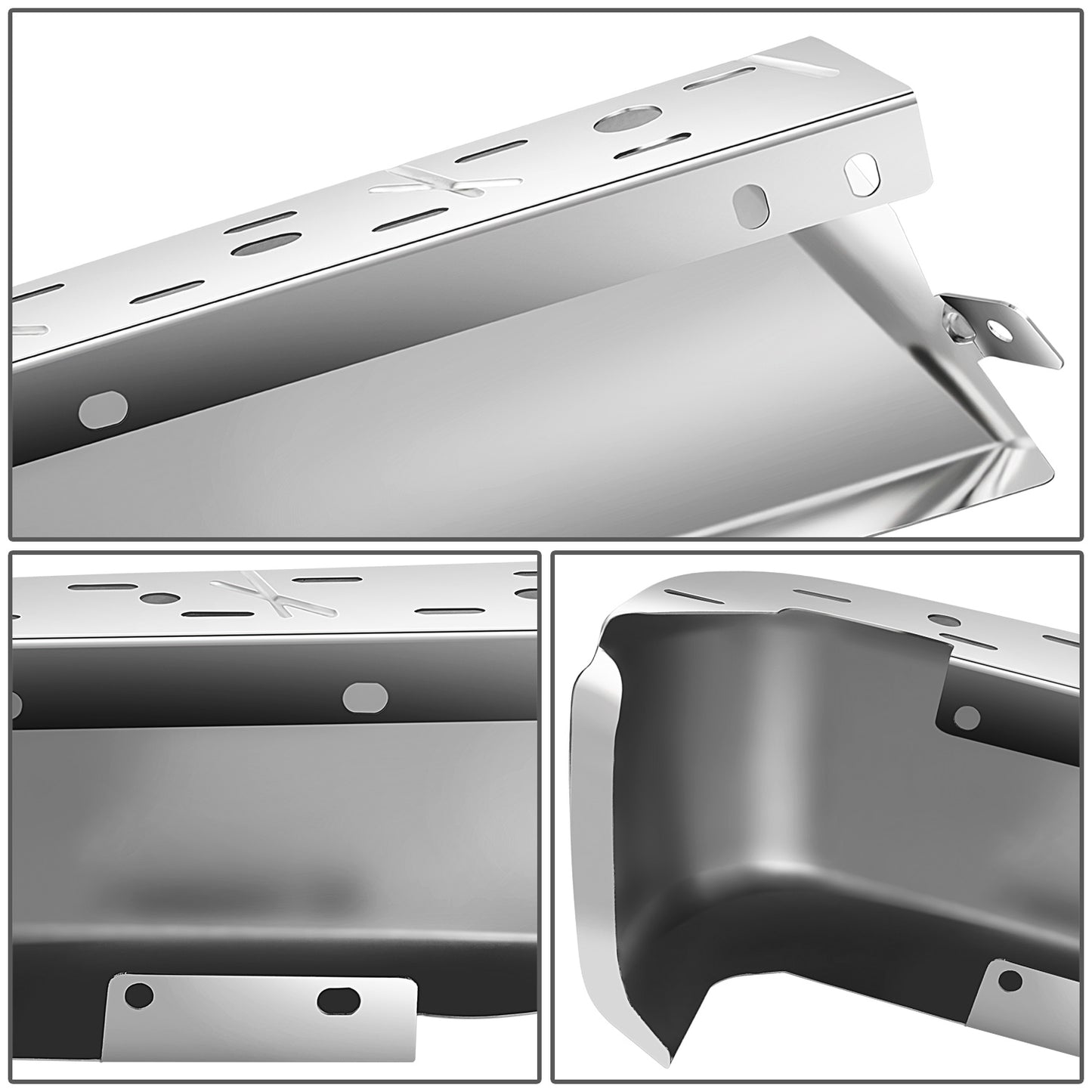 DEFENSA 15-20 FORD F-150 ,CHROME,RIGHT,WITHOUT SENSOR HOLE - RIGHT - CHROME