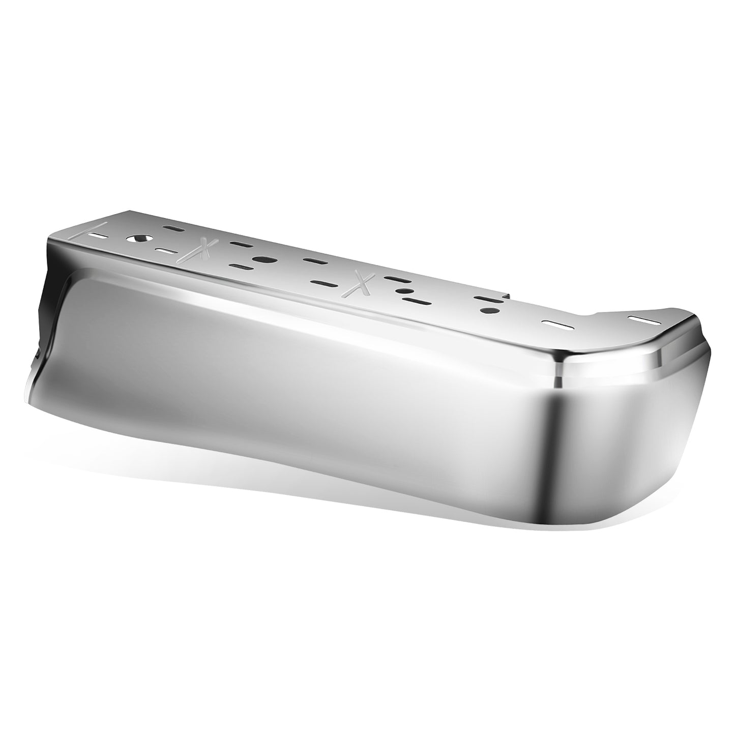 DEFENSA 15-20 FORD F-150 ,CHROME,RIGHT,WITHOUT SENSOR HOLE - RIGHT - CHROME