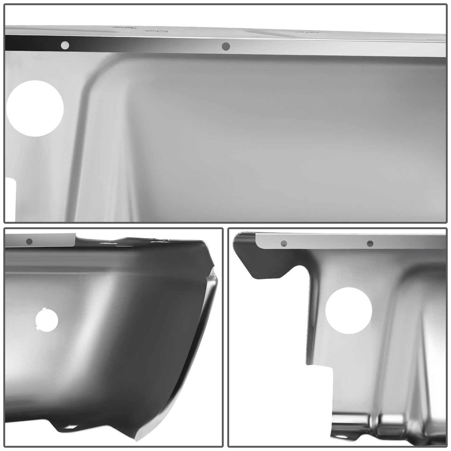 DEFENSA 08-16 FORD F-250 SUPER DUTY / 08-16 FORD F-350 SUPER DUTY / 08-16 FORD F-450 SUPER DUTY 2008-2016 - WITH PARK ASSIST - LEFT, RIGHT - CHROME