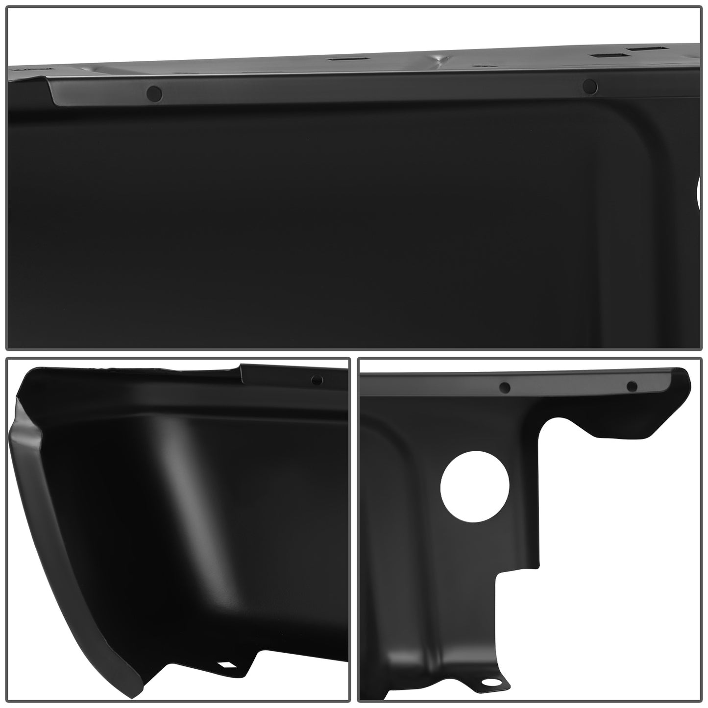 DEFENSA 08-16 FORD F-250 SUPER DUTY / 08-16 FORD F-350 SUPER DUTY / 08-16 FORD F-450 SUPER DUTY 2008-2016 - WITHOUT PARK ASSIST - RIGHT - BLACK