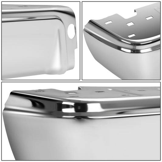 DEFENSA 08-16 FORD F-250 SUPER DUTY / 08-16 FORD F-350 SUPER DUTY / 08-16 FORD F-450 SUPER DUTY 2008-2016 - WITHOUT PARK ASSIST - LEFT - CHROME