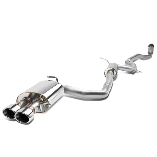 TUBERIA CATBACK CATBACK - 09-16 AUDI S4 SEDAN / BREAK 2.0L TURBO FWD - DUAL ROLLED TIP - STAINLESS STEEL