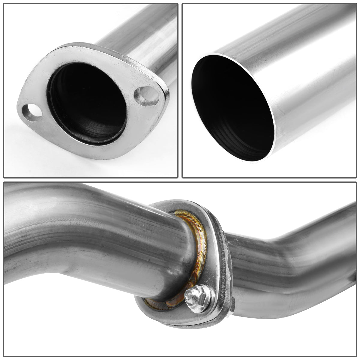 TUBERIA CATBACK CATBACK - 00-05 DODGE NEON - SINGLE ROLLED TIP - STAINLESS STEEL