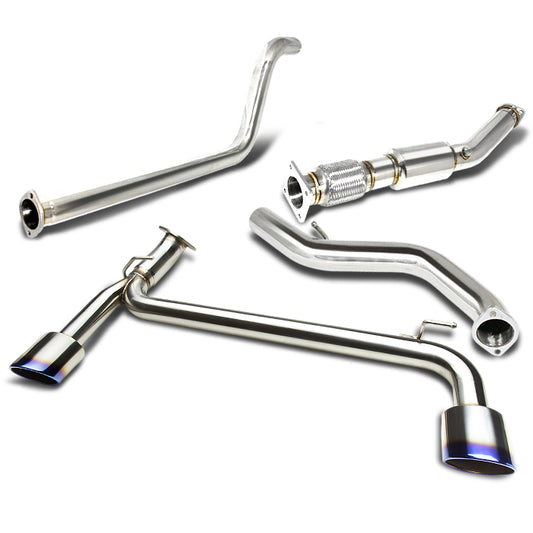 TUBERIA CATBACK CATBACK - 03-05 DODGE NEON SRT-4 - DUAL TIP - STAINLESS STEEL