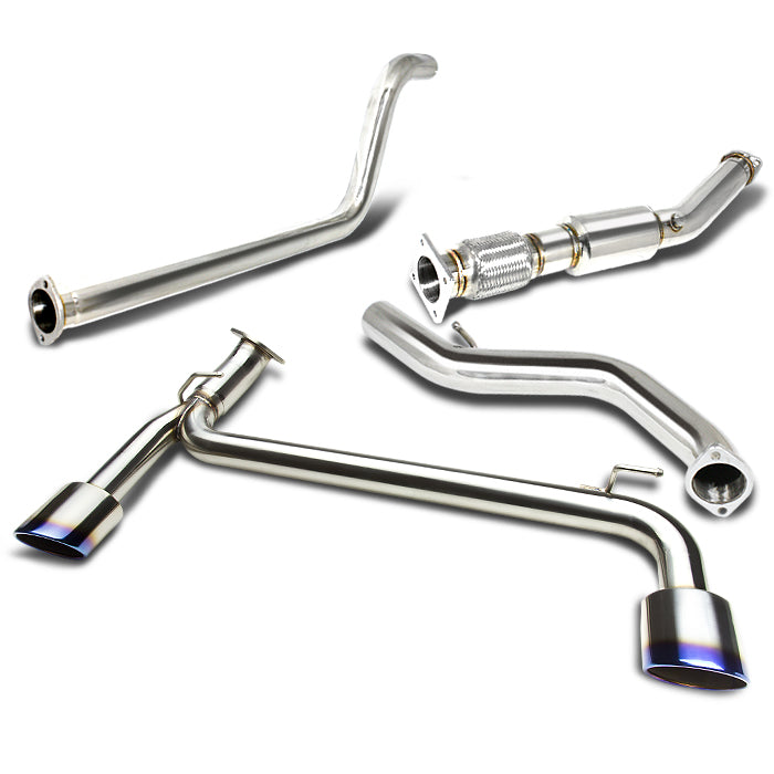 TUBERIA CATBACK CATBACK - 03-05 DODGE NEON SRT-4 - DUAL TIP - STAINLESS STEEL