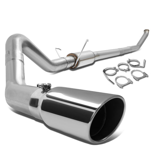 TUBERIA CATBACK CATBACK - 03-04 DODGE RAM 2500, 3500 5.9L - TURBO DIESEL - SINGLE TIP - STAINLESS STEEL