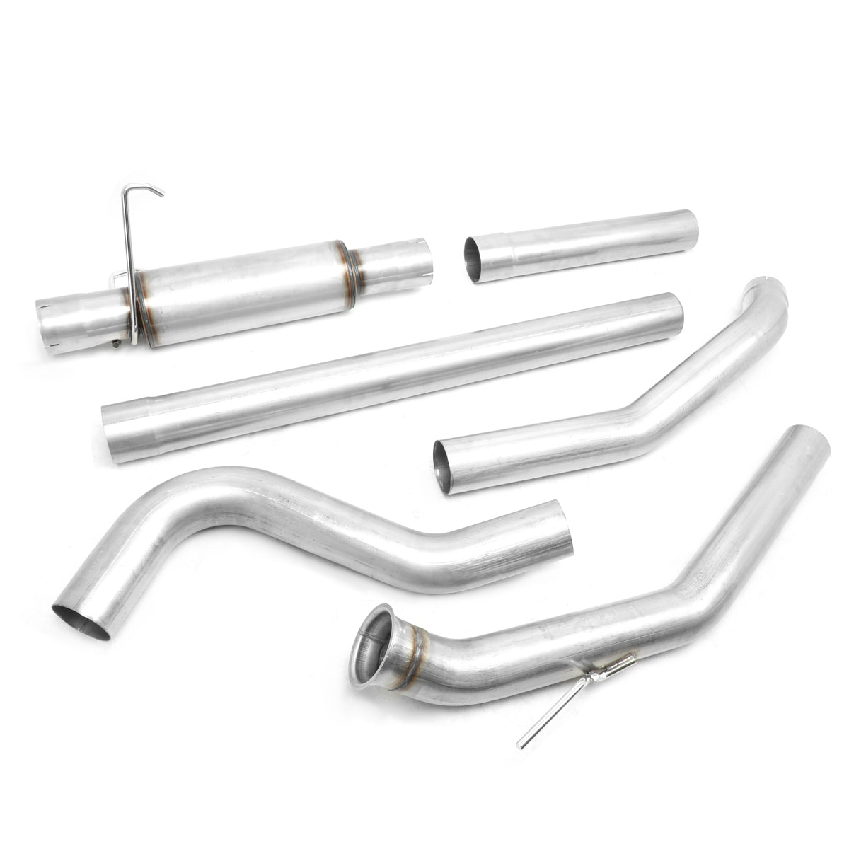 TUBERIA CATBACK CATBACK - 04-07 DODGE RAM 2500, 3500 5.9 - TURBO DIESEL - SINGLE TIP - STAINLESS STEEL
