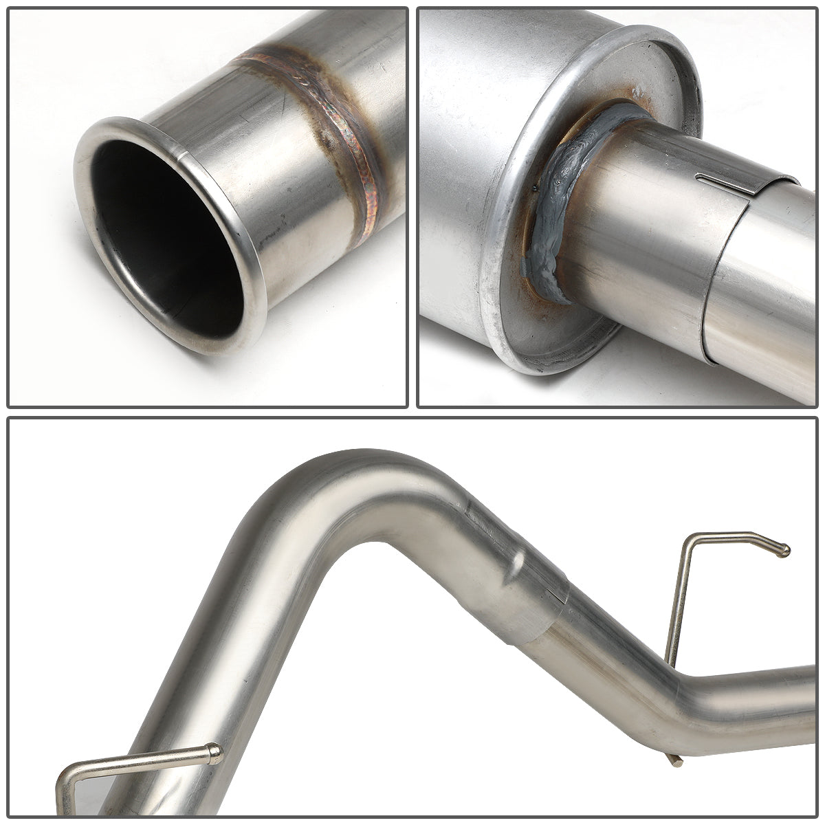 TUBERIA CATBACK CATBACK - 15-17 FORD F-150 2.7L, 3.5L ECO-BOOST - STANDARD / EXTENDED / CREW CAB - SINGLE - STAINLESS STEEL