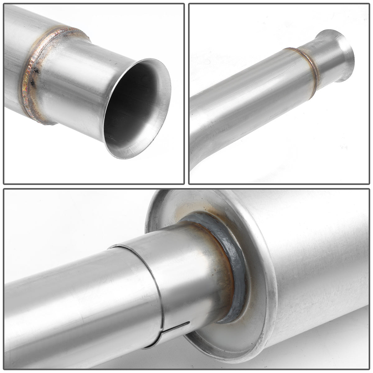 TUBERIA CATBACK CATBACK - 16-18 FORD FOCUS RS 2.3L TURBO WITH MUFFLER TIP (3-163 = 3-165) - STAINLESS STEEL