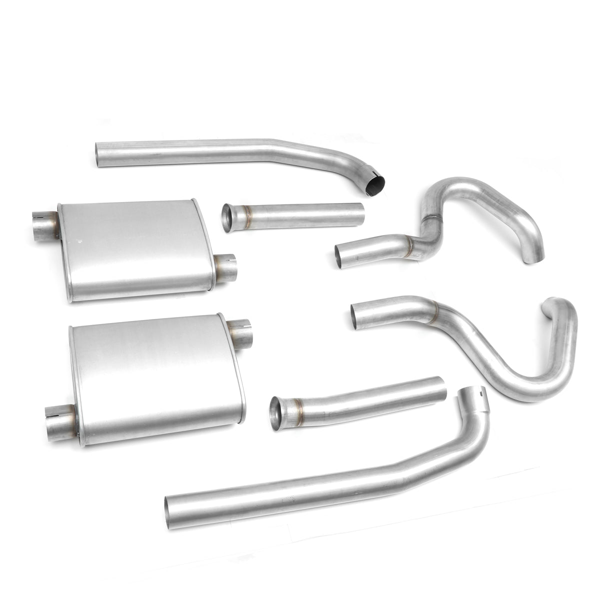TUBERIA CATBACK CATBACK - 96-98 FORD MUSTANG 4.6L - STAINLESS STEEL