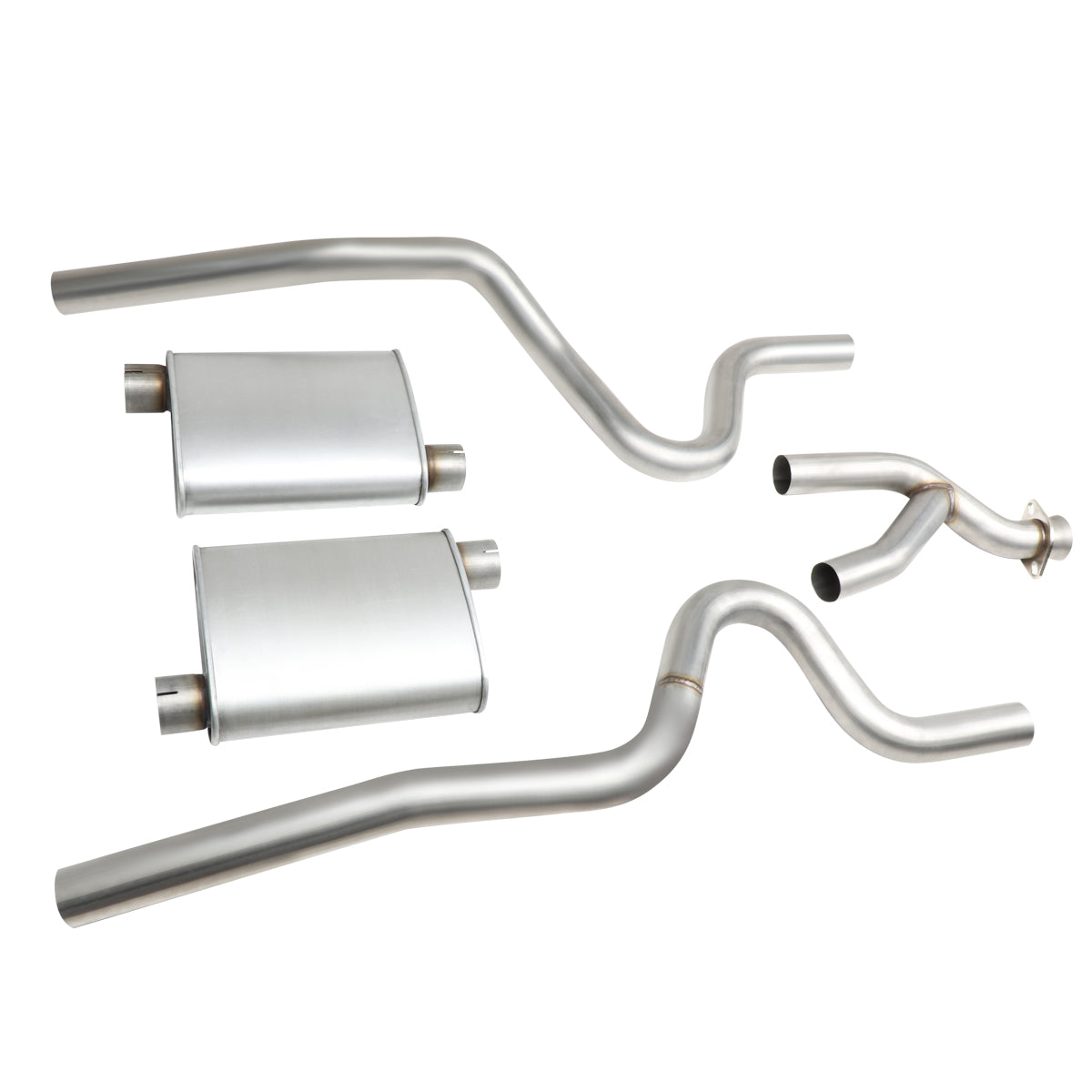 TUBERIA CATBACK CATBACK - 99-04 FORD MUSTANG 3.7L - STAINLESS STEEL