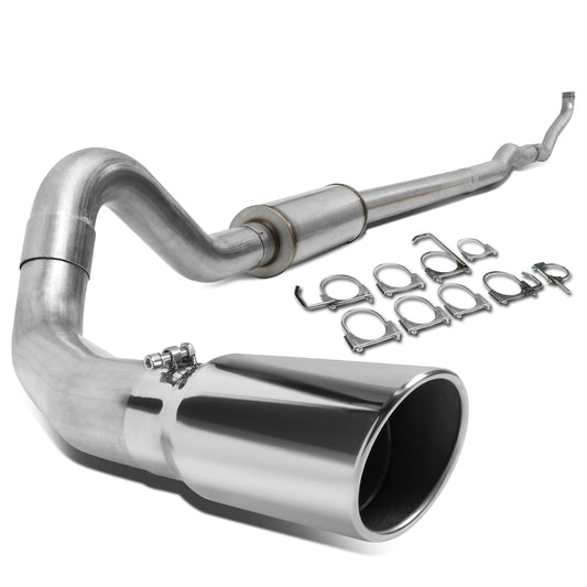 TUBERIA CATBACK CATBACK - 93-00 CHEVY C2500,C3500,K2500,K3500 6.5 TURBO DIESEL - SINGLE TIP - STAINLESS STEEL
