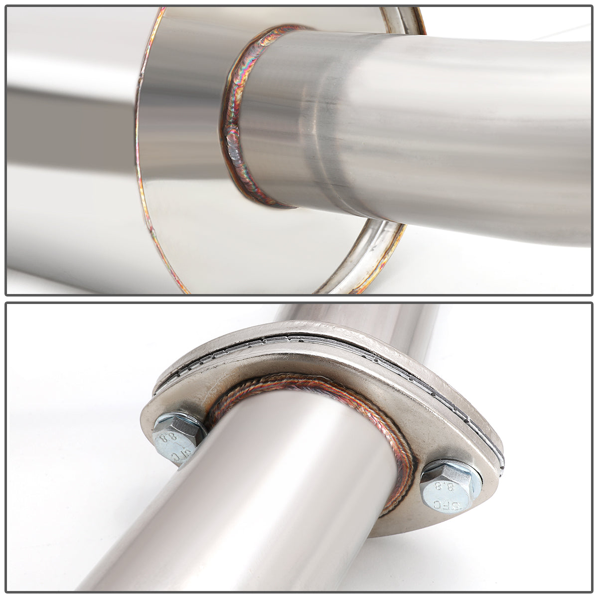 TUBERIA CATBACK CATBACK - 03-06 HONDA ACCORD 2DR 4CYL - SINGLE TIP - STAINLESS STEEL