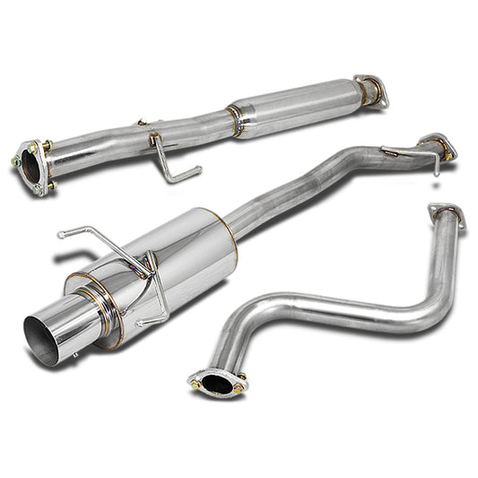 TUBERIA CATBACK CATBACK - 90-93 HONDA ACCORD - SINGLE TIP - STAINLESS STEEL