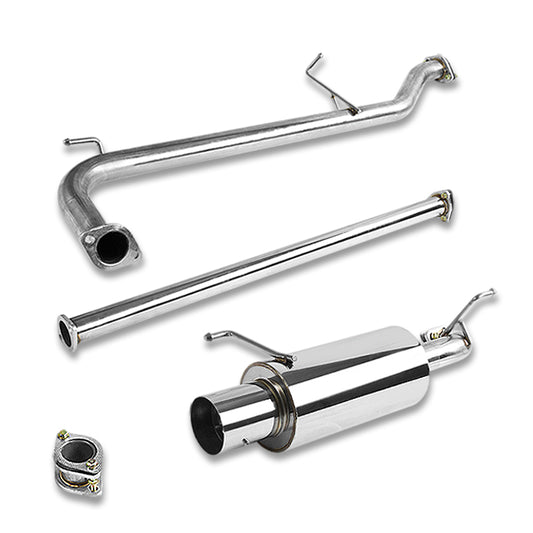 TUBERIA CATBACK CATBACK - 98-02 HONDA ACCORD 98-02 4CYL - SINGLE TIP - STAINLESS STEEL