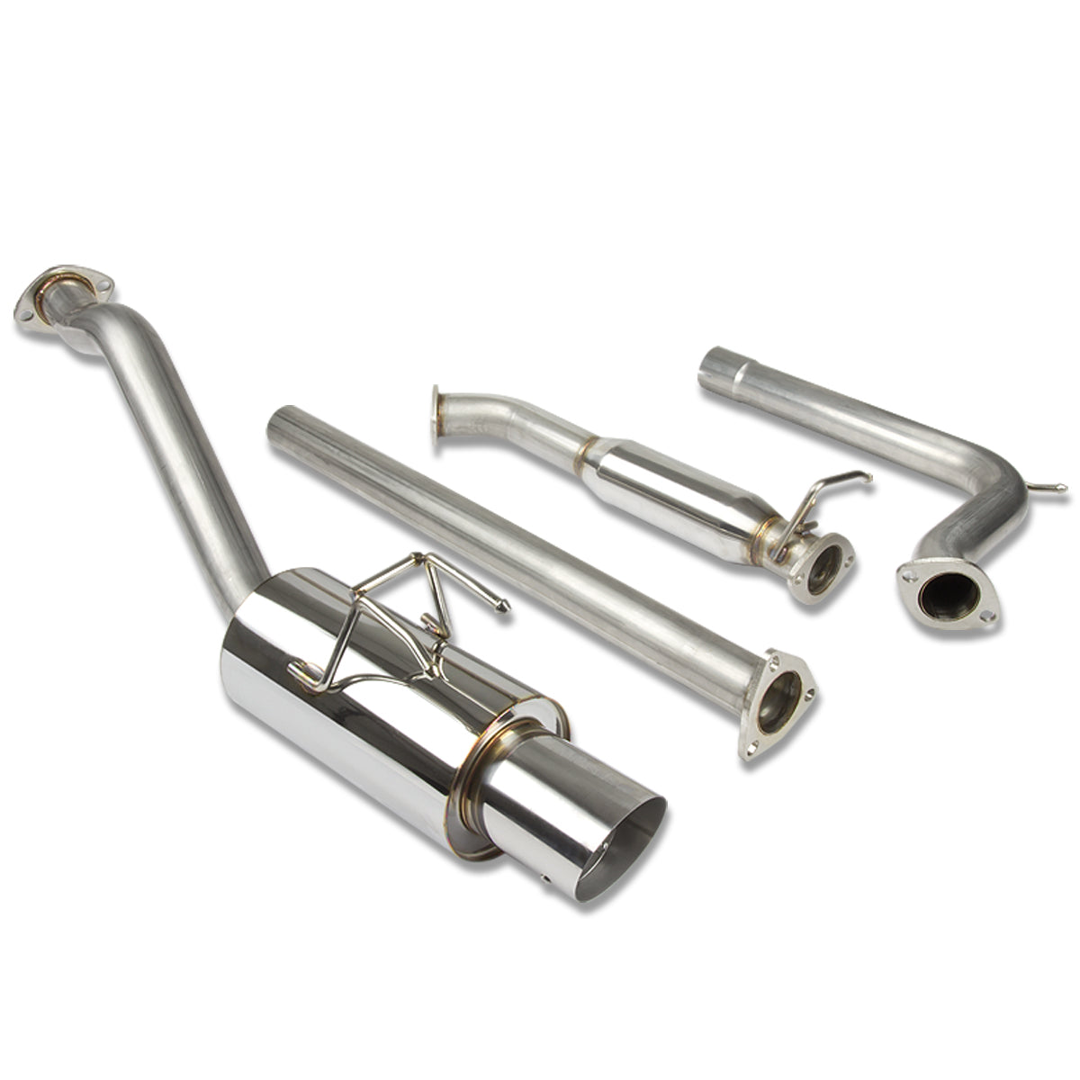 TUBERIA CATBACK CATBACK - 12-14 HONDA CIVIC SI SEDAN 4-DOOR - SINGLE TIP - STAINLESS STEEL