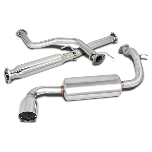 TUBERIA CATBACK CATBACK - 88-91 HONDA CIVIC - SINGLE TIP - STAINLESS STEEL