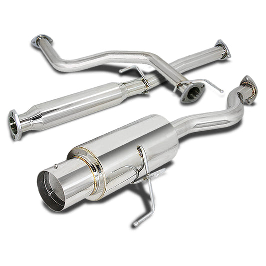 TUBERIA CATBACK CATBACK - 96-00 HONDA CIVIC 3-DOOR - SINGLE TIP - STAINLESS STEEL