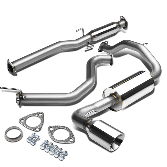TUBERIA CATBACK CATBACK - 88-91 HONDA CRX- SINGLE ROLLED TIP - STAINLESS STEEL
