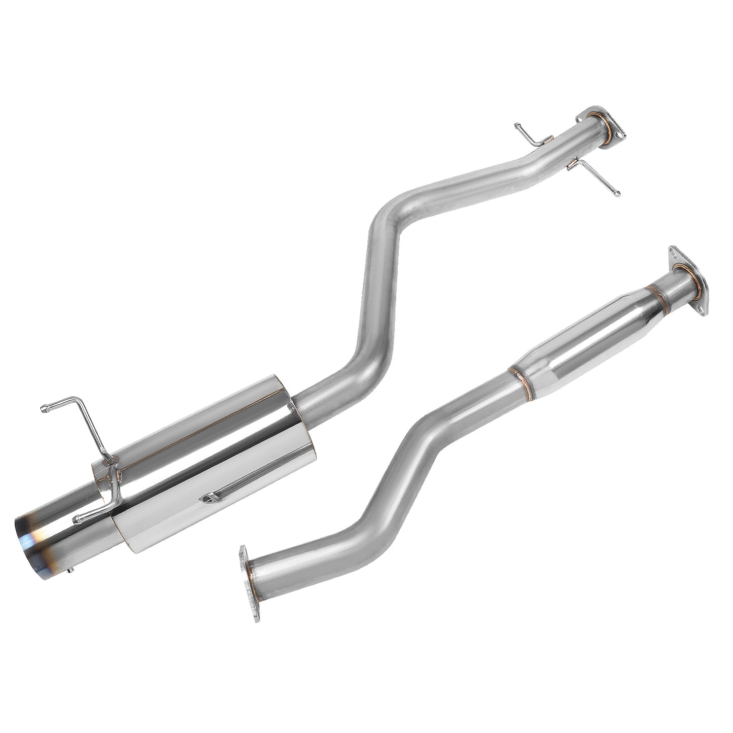 TUBERIA CATBACK CATBACK - 01-05 LEXUS IS300 - SINGLE BURNT TIP - STAINLESS STEEL