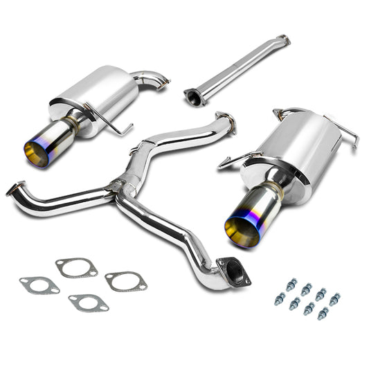 TUBERIA CATBACK CATBACK - 05-09 SUBARU LEGACY 2.5L - DUAL BURNT TIP - STAINLESS STEEL