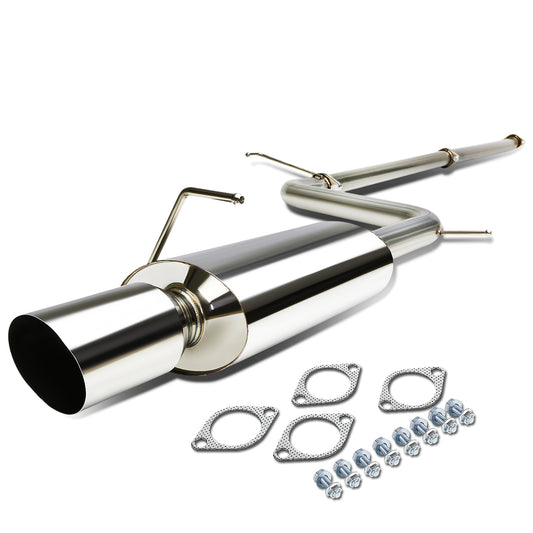 TUBERIA CATBACK CATBACK - 06-12 MITSUBISHI ECLIPSE 4CYL - SINGLE TIP - STAINLESS STEEL