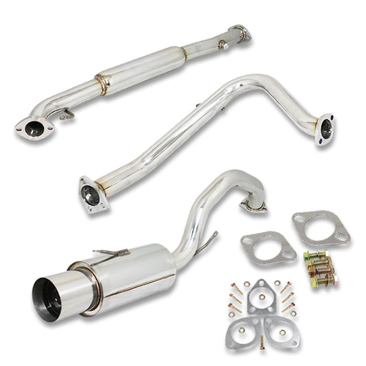 TUBERIA CATBACK CATBACK - 95-99 MITSUBISHI ECLIPSE NON TURBO - SINGLE TIP - STAINLESS STEEL