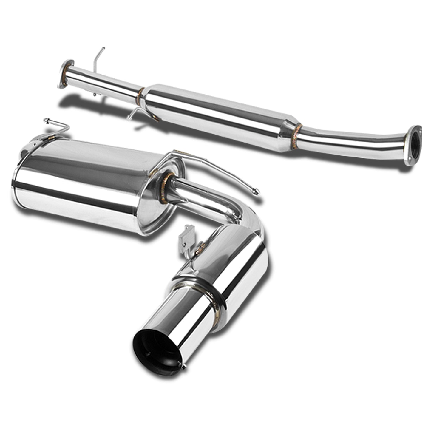 TUBERIA CATBACK CATBACK - 90-97 MAZDA MIATA - SINGLE TIP - STAINLESS STEEL