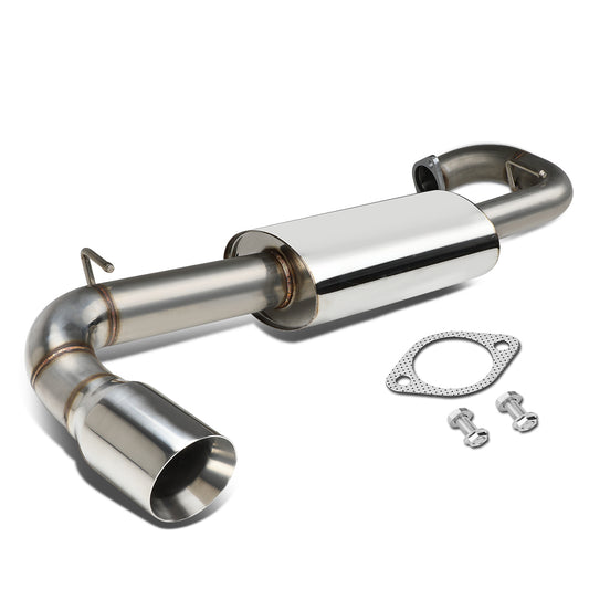 TUBERIA CATBACK CATBACK - 11-16 SCION TC - AXLE BACK - SINGLE ROLLED TIP - STAINLESS STEEL