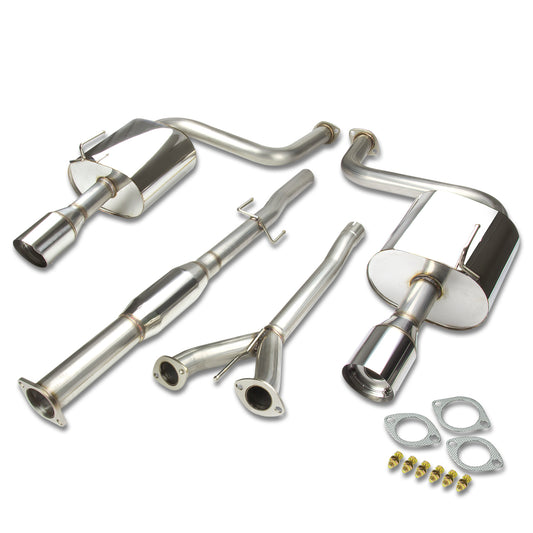 TUBERIA CATBACK CATBACK - 09-15 NISSAN MAXIMA - 3.5L V7 - DUAL TIP - STAINLESS STEEL