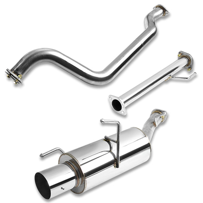 TUBERIA CATBACK CATBACK - 02-06 NISSAN SENTRA - 2.4L 4CYL - SINGLE TIP - STAINLESS STEEL