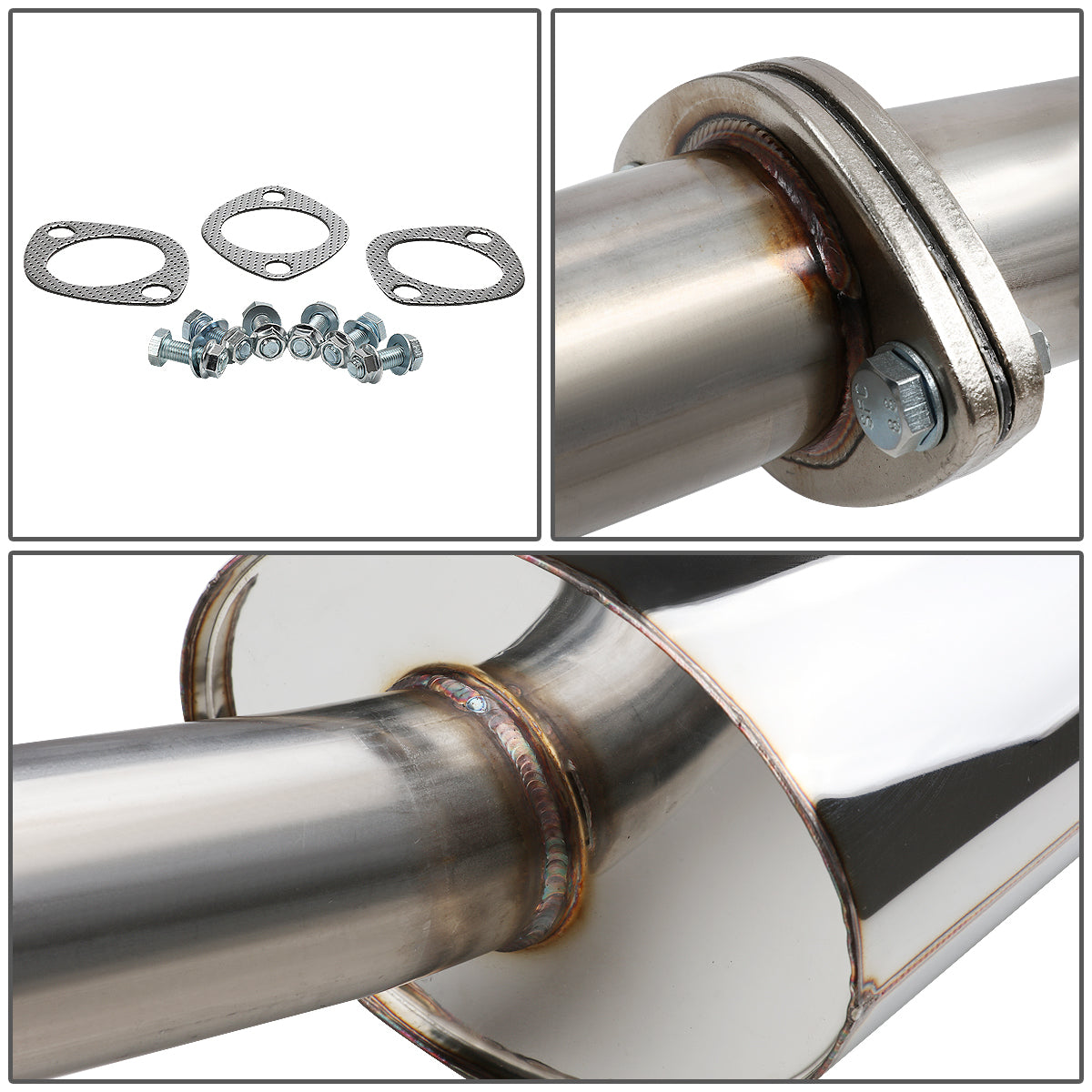 TUBERIA CATBACK CATBACK - 05-07 CHEVY COBALT LS/LT/LTZ 2.2L - OE STYLE - SINGLE TIP - STAINLESS STEEL