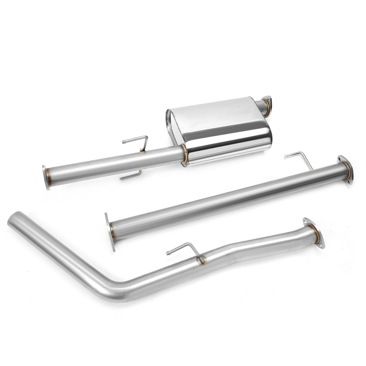 TUBERIA CATBACK CATBACK - 13-15 TOYOTA TACOMA CREW / EXTENDED CAB 2.7L WITH 5/6FT BED - SINGLE TIP - STAINLESS STEEL