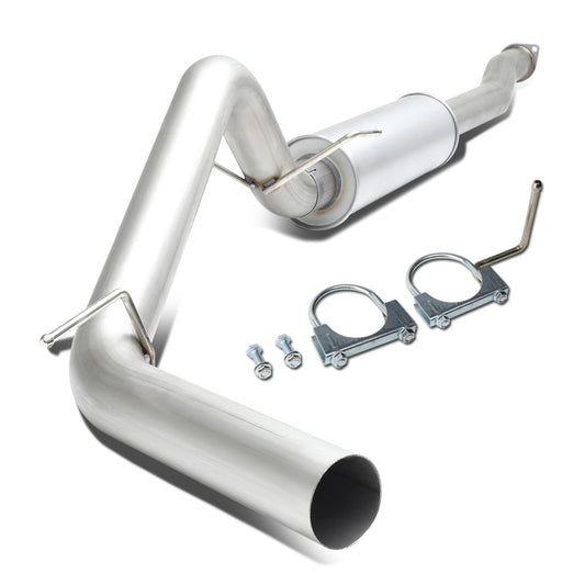 TUBERIA CATBACK CATBACK - 16-18 TOYOTA TACOMA 3.5L - SINGLE TIP - STAINLESS STEEL