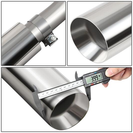 TUBERIA CATBACK CATBACK - 04-08 FORD F-150 4.6L, 5.4L / 06-08 LINCOLN MARK LT 4.6L, 5.4L - EXCLUDES SUPERCAB MODELS WITH 8FT BED - ALUMINIZED / STAINLESS