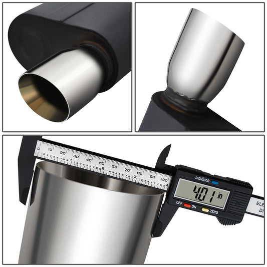 TUBERIA CATBACK CATBACK - 05-10 FORD MUSTANG 4.6L, 5.4L - ALUMINIZED / STAINLESS