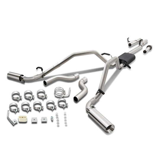 TUBERIA CATBACK CATBACK - 07-13 CHEVROLET SILVERADO 1500 5.3L CREW CAB WITH 5.5' BED / 07-08 CHEVROLET SILVERADO 1500 4.8L CREW CAB WITH 5.5' BED / 07-13 CHEVROLET SILVERADO 1500 5.3L EXTRA CAB WITH 6.5' BED / 07-08 CHEVROLET SILVERADO 1500 4.8L EXTRA CAB