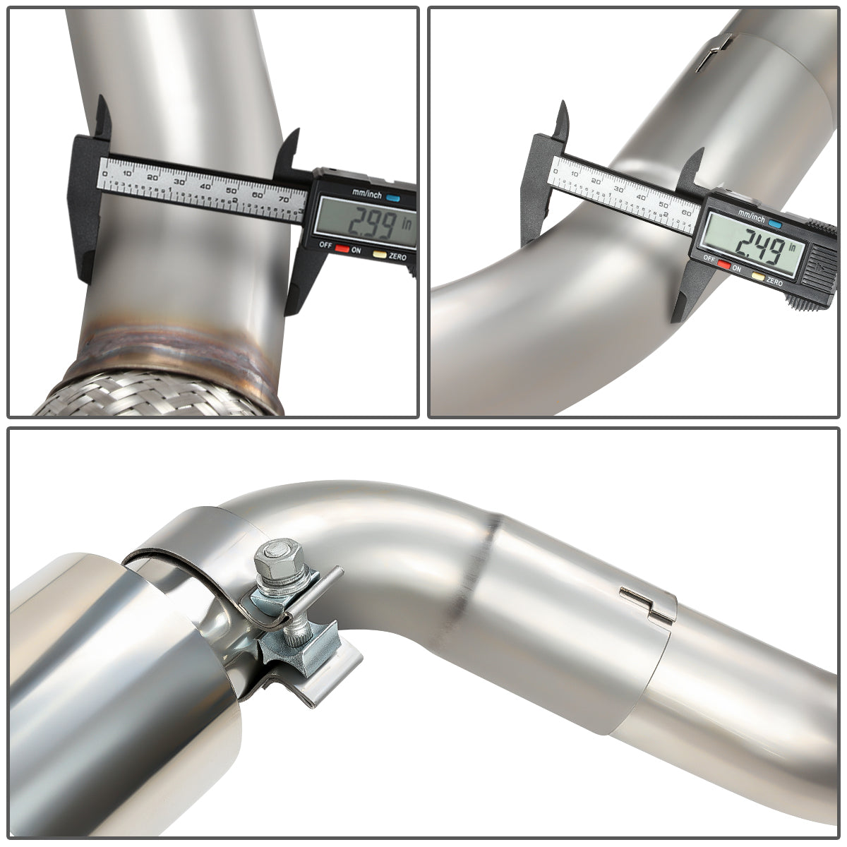 TUBERIA CATBACK CATBACK - 07-13 CHEVROLET SILVERADO 1500 5.3L CREW CAB WITH 5.5' BED / 07-08 CHEVROLET SILVERADO 1500 4.8L CREW CAB WITH 5.5' BED / 07-13 CHEVROLET SILVERADO 1500 5.3L EXTRA CAB WITH 6.5' BED / 07-08 CHEVROLET SILVERADO 1500 4.8L EXTRA CAB