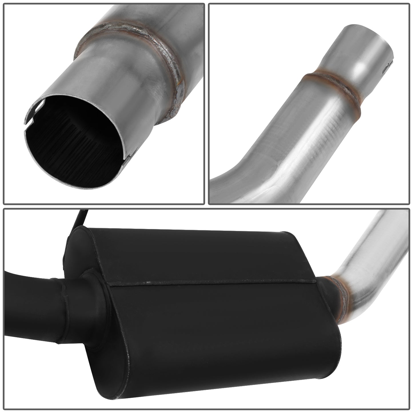 TUBERIA CATBACK CATBACK - 15-17 FORD MUSTANG 5.0L - ALUMINIZED / STAINLESS