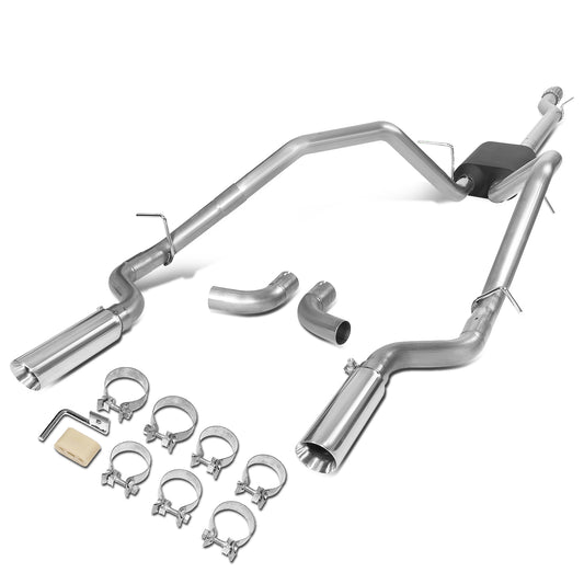 TUBERIA CATBACK CATBACK - 14-18 CHEVROLET SILVERADO 1500 WITH 4.3L/5.3L / 2019 CHEVROLET SILVERADO 1500 LD WITH 4.3L/5.3L / 14-18 GMC SIERRA 1500 WITH 4.3L/5.3L / 2019 GMC SIERRA 1500 LIMITED WITH 4.3L/5.3L - FITS EXTENDED & CREW CAB MODELS - EXCLUDES 2WD