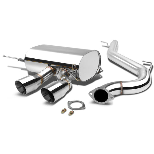 TUBERIA CATBACK CATBACK - DUAL TIP - 12-14 VOLKAWAGEN GOLF R HATCHBACK 2/4-DOOR 2.0L TURBO - OE STYLE - STAINLESS STEEL