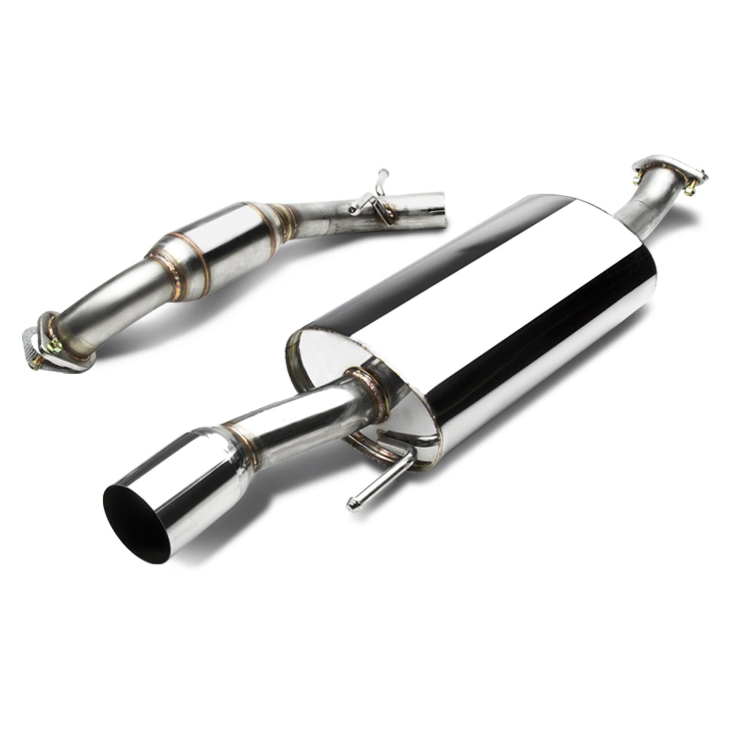 TUBERIA CATBACK CATBACK - 92-98 VW GOLF MK3 8V/VR7 - SINGLE TIP - STAINLESS STEEL