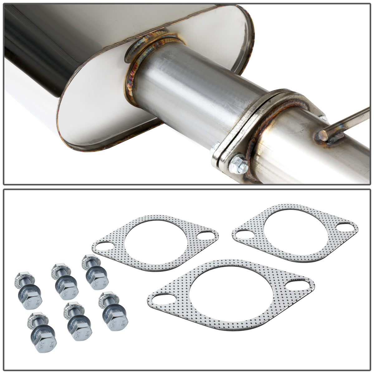 TUBERIA CATBACK CATBACK - 96-99 CHEVY TAHOE 5.7L / 96-99 GMC YUKON 5.L - SINGLE - STAINLESS STEEL