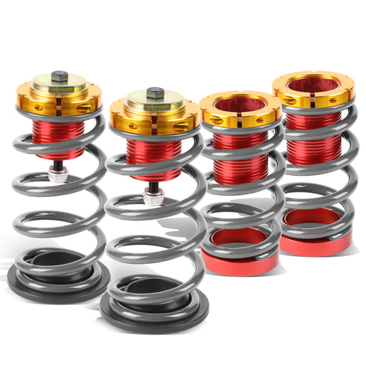 COILOVER 12-15 HONDA CIVIC - RED SLEEVE / GOLD TOP / SILVER SPRING