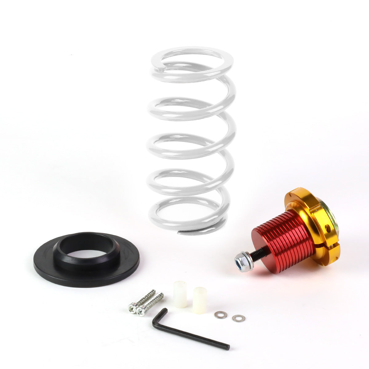 COILOVER 12-15 HONDA CIVIC - RED SLEEVE / GOLD TOP / WHITE SPRING