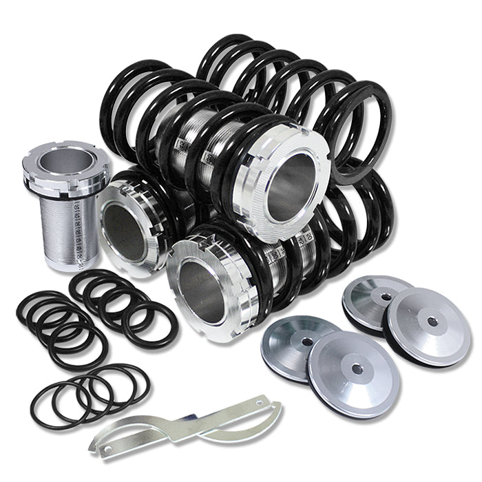 COILOVER 88-00 CIVIC / 88-91 CRX / 93-97 DEL SOL / 90-01 INTEGRA - SLEEVES - SCALE - T2-1 - BLACK