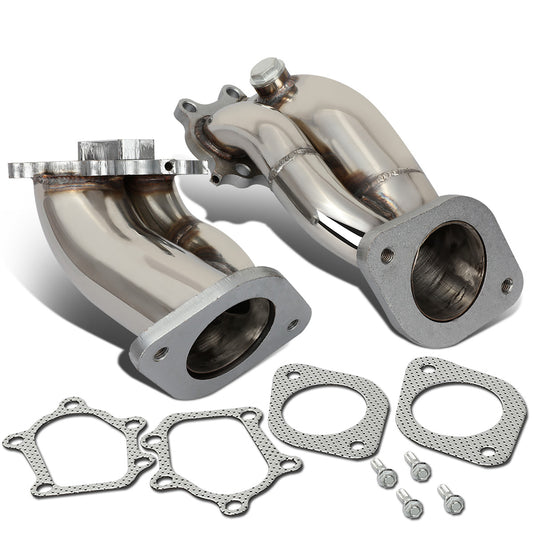 TURBO MANIFOLD TURBO ELBOW DOWNPIPE - STAINLESS STEEL - 89-02 NISSAN SKYLINE GT-R R32/R33/R34 + DOWNPIPE