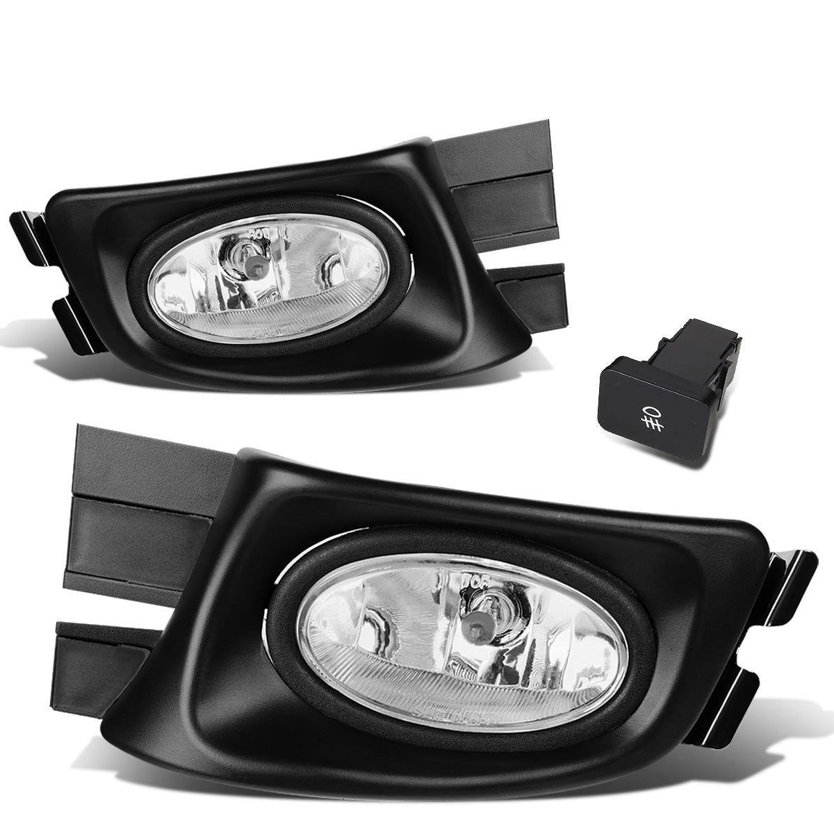 FAROS DE NIEBLA 03-05 HONDA ACCORD 4-DR - W/ SWITCH - H11 BULB - CLEAR