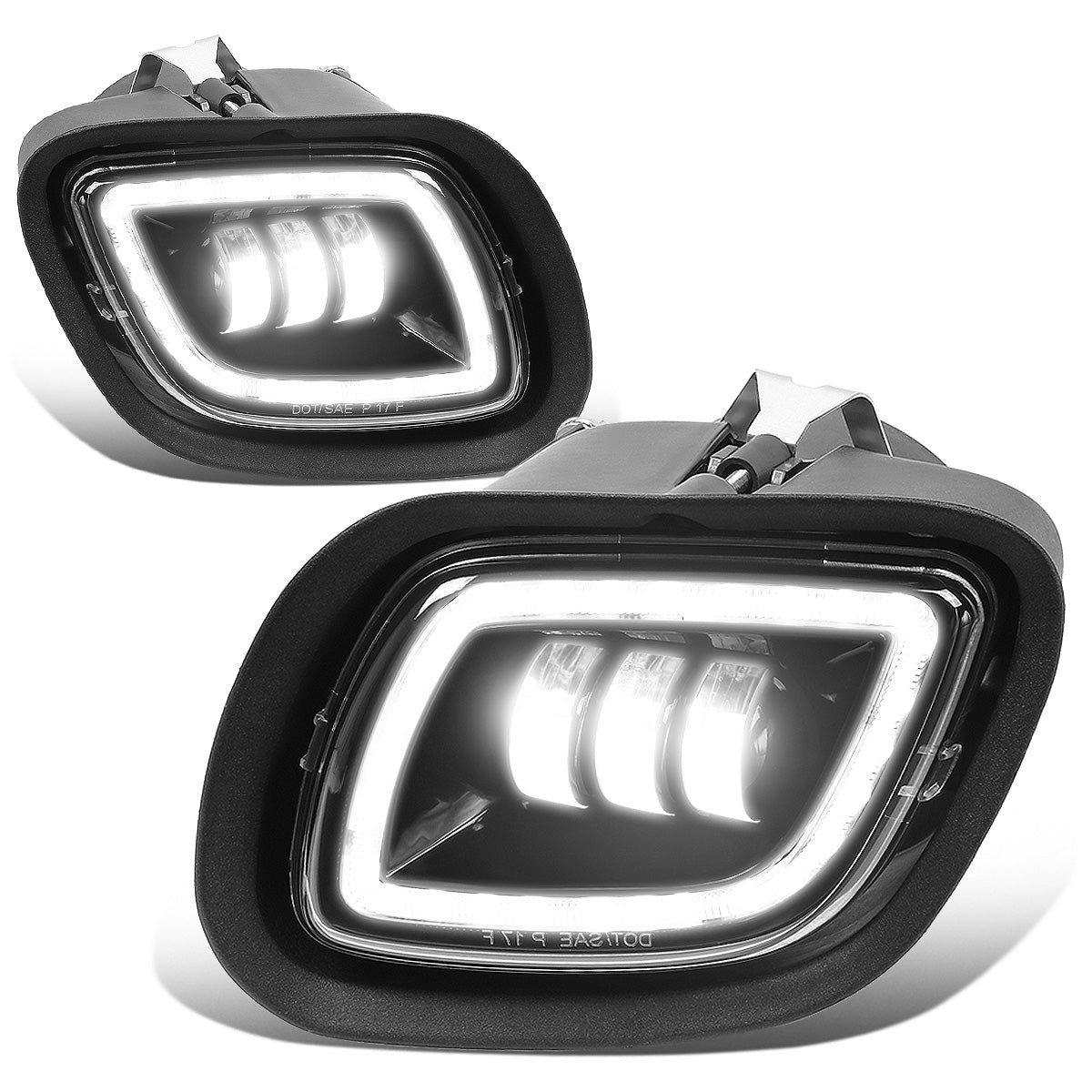 FAROS DE NIEBLA 08-17 FREIGHTLINER CASCADIA - BLACK