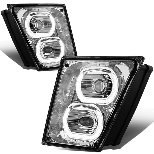 FAROS DE NIEBLA 04-18 VOLVO VN VNL 300, 400, 430, 630, 740, 760, 860 - HALO DRL WILL REQUIRE WIRING TO EXISTING LIGHTING - CLEAR